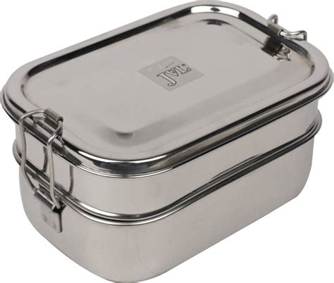 sixing double deck stainless steel lunch box|Buy Double Decker Lunch Box, 3 Containers Online.